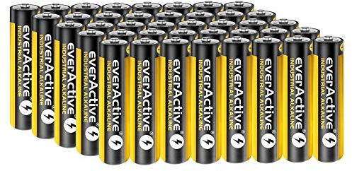 40 Stück Everactive Industrial Batterien Mikro AAA 1100 mAh 1,5 V LR03 Alkaline