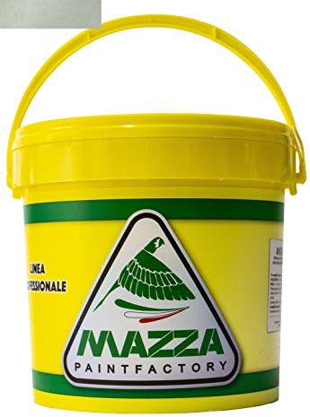 MAZZA Pittura Decorativa Nuage Lt 5 Colorificio Vernice Effetto Spatolato, Cangiante, Perlato, Vellutata Al Tatto Per Pareti Interne Colorata (Grigio Avio1 Nu7081)
