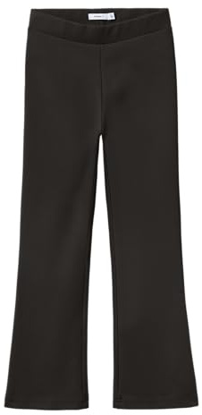 NAME IT Mädchen Nkffrikkali Bootcut Pant Noos Hose, Schwarz, 164
