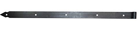 Ladenband Set mit Kloben 1200 x 60 x Ø20 schwarz Ladenbänder Torband Türband Türbänder NW-ZP1200S