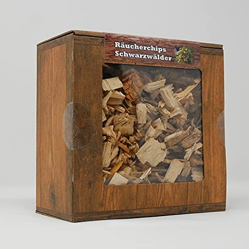 Landree Schwarzwäder Mischung Grill-Räucherchips, 3L Box, Qualitätsgeprüft direkt vom Hersteller aus Schleswig-Holstein