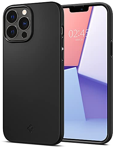 Spigen Thin Fit Case Compatible with iPhone 13 Pro Max - Black