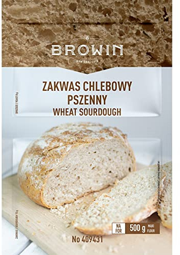 Food Grade Dried Sourdough Culture & Yeast - Hand Baking or Bread Machines - Rye, Spelt, Wheat Leaven - Starter Bread (Wheat Sourdough)