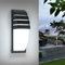 Comely Applique Murale Interieur/Exterieur, Noir 12W 6500K Blanc Froid Appliques Murales LED, IP65 Imperméable Lampe Murale Exterieur pour Cour, Jardin, Terrasse, Proche, Patio