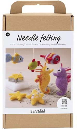 Creativ Bastelset Nadelfilzen, Tiere im Wasser, 1 Packung