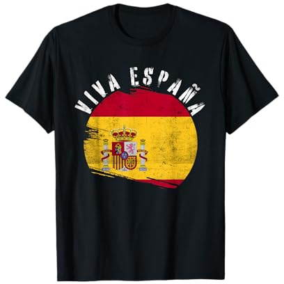 Viva España para orgullosos españoles bandera de España Camiseta