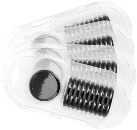 PLAFOPE 44st Bindeschnalle Notizbücher Planer Discs Bindekreis Discs Für Discbound-notebooks Klares Bindemittel Ringe Für Karten Buch Lieferungen Blinken Klares Whiteboard Disc-bindung Abs