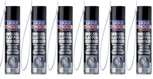 Pro Line Throttle Valve Cleaner Intake Deposit Cleaner 6x400 ml - Carburetor & Throttle Body for Smooth Performance