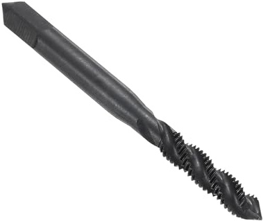 QUARKZMAN Spiral Flute Thread Taps 12-28 UNF 2B M2 High-Speed Steel (HSS) | Machine Threading Tap Bit, Nitrided Coated Screw Tapping Repair Tool