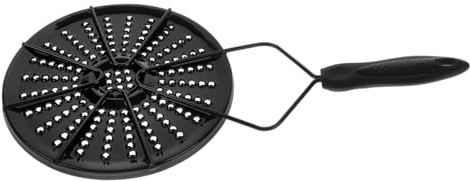 OUNONA 1pièce Plaque Diffuseur De Chaleur Émail Pour Plaques à Induction Adaptateur Pour Cuisinière Électrique Noir