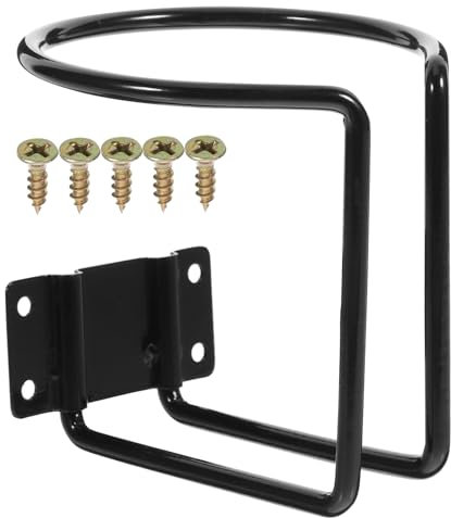 GARVALON Metallener Becherhalter Für Boot Und Wohnmobil Schwarz Langlebiger Getränkehalter Für Yachten Und Autos Kompakt Und Einfach Montierbar Für Outdoor Und Reisen