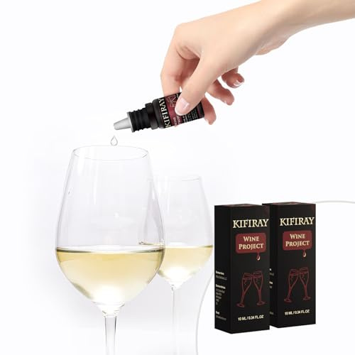 Bacchetta di vino, gocce di vino, rimuove solfiti e istamine dal vino, stai lontano da mal di testa e allergie (bottiglia da 2)