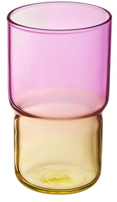 Luminarc - Collection Candy Mix - 6 Verres à eau colorés 32cl - Modèle Bubble Gum - Fabriqués en France - Emballage renforcé, Petit
