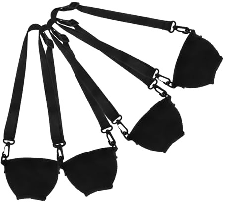 Garneck Wine Glass Leashes and Insulated Wine Glass Holders with Adjustable Neck Strap for Festivals and Parties - 4 Pcs Set with Funnel