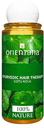 Orientana - Natürliche Haar-Therapie | Gotu Kola Jasmin & Kokosöl | Ayurvedisches Bio Haaröl | Ohne Silikon Und Parabene | Gegen Schuppen & Haarausfall | Naturkosmetik Für Haarwachstum - 105ml
