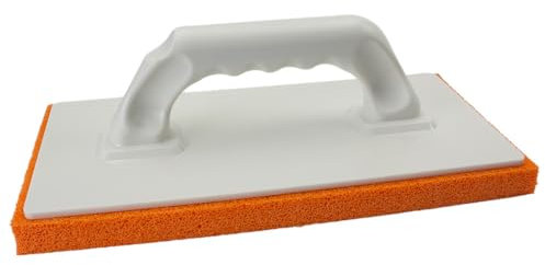 Dönges Lot de 40 planches à râper très fines en caoutchouc éponge 280 x 140 x 18 mm, très fines, avec support éponge orange, planche en plastique