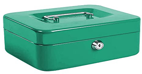 kippen 10033V4 - Cassetta Portavalori Verde, Dimensioni: 300X240X90 mm