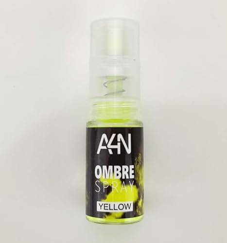 Ombre Powder Spray pigmento de color para suave y fácil degradado baby boomers (amarillo)