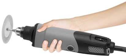 Outil multifonction 400 W - Mini ponceuse rotative à 6 vitesses - Pour couper, percer, polir, nettoyer, graver