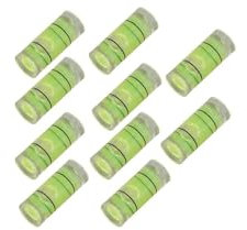 Hegebeck Kleine zylindrische Wasserwaage, 8 x 20 mm, PMMA-Rahmen, zum Aufhängen, Messinstrumente, Layout-Werkzeuge, 10 Stück
