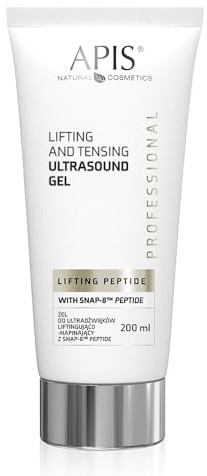 Apis LIFTING PEPTIDE Ultraschall-Gel - 200 ml - Mit SNAP-8 Peptid, Coenzym Q10, Hyaluronsäure und Betain Straffendes Gel für Lifting-Behandlungen
