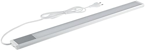 ChiliTec LED Unterbauleuchte Lichtleiste 60cm 10Watt Comprido | 1430 Lumen, 230V, 1,5m Kabel mit Schalter, Beleuchtung für Küche Arbeitsfläche 5 Stück Licht Neutralweiß