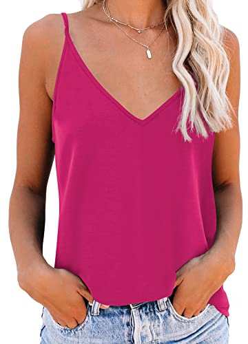 NONSAR Camiseta interior con tirantes finos ajustables estilo espagueti para mujer, camiseta básica, camisola
