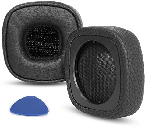 YunYiYi Major 3- öronkuddar ersättnings öronkuddar öronkudde kompatibel med Marshall Major III On-Ear hörlurar proteinläder öronkuddar/öronkoppar/skydd (Major III-svart)