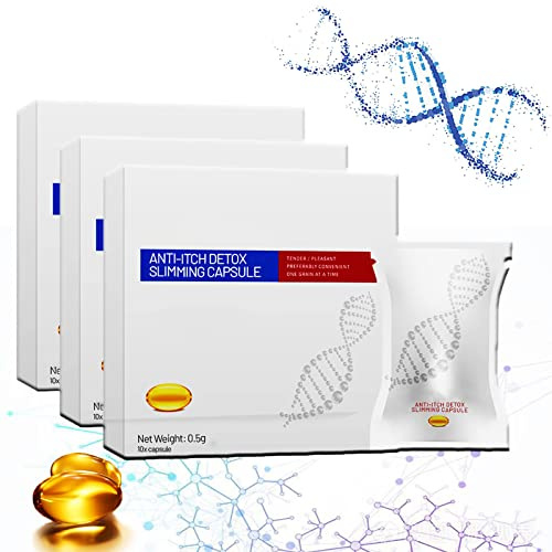 Soothe&Slim Capsule Amincissante Anti-démangeaisons, Capsule Anti-démangeaisons, Anniecare Instant Anti-itch Detox Produit Amincissant, Favorise La Santé des Femmes (30 pièces)