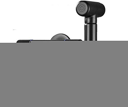 ZERAPH Toilettenschlauch, Bidet-Sprüher, Toiletten-Sprüher-Set, persönliches Sanitär-Duschset – Waschmaschine mit doppeltem Verwendungszweck und Zwei Ausgängen, Schwarz