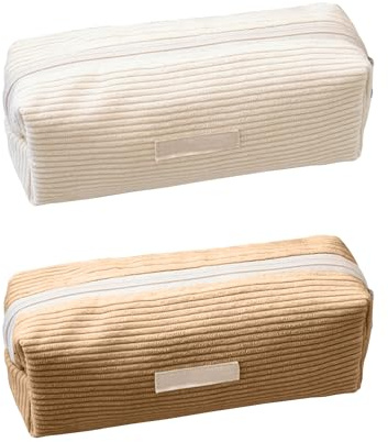 KRYMSON Lot de 2 sacs de rangement portables, trousse en toile, imperméable, convient pour les adolescents, les hommes et les femmes