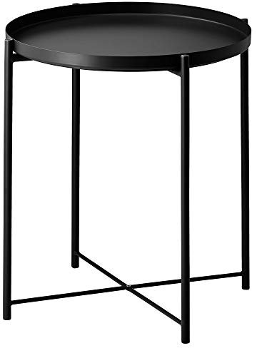 Gladom Tabletttisch, 45x53 cm, Schwarz