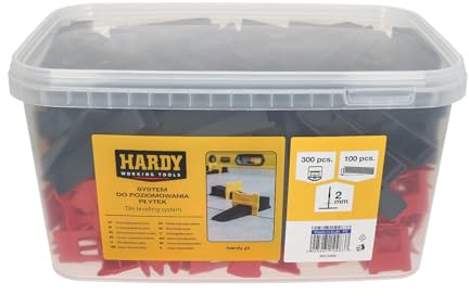 Hardy Working Tools 400 Tlg. Fliesennivelliersystem 2 mm Fliesenverlegesystem, Fliesennivelliersysteme, Fliesenverlegesysteme, Nivelliersystem, Nivelliersysteme, 100x Fliesenkeilen, 300x Fliesenclips
