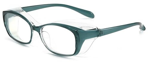 FGAQLUK Gafas Alérgicas Al Polen, Luz Azul, Antivaho Y Anti-UV, Gafas Protectoras Tridimensionales, Adecuadas for Adultos con Ojos Sensibles(Color:Blue 1)