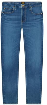 Lee Jeans da Uomo Malone, Skinny Fit, Gamba Skinny, Fuoco, 31W / 32 L