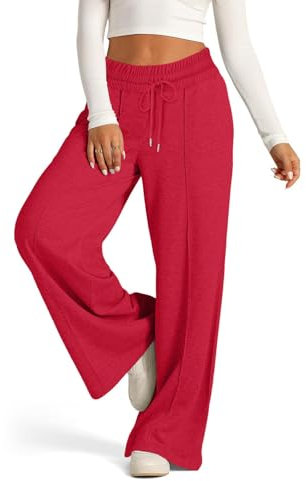 YCBMINGCAN Damen Hosen Sport Haremshose Damen mit Taschen,Casual Baggy Workout Jogginghose Damen Hose Große Größen Jogginghose Jogging Hose Laufhosen Modern