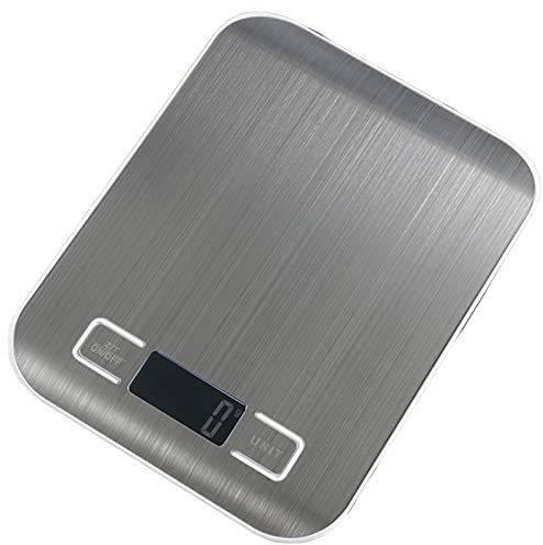 Báscula de cocina digital - Báscula de cocina de alta precisión, báscula digital de bolsillo Gram | Báscula digital de acero inoxidable, báscula de alimentos digital con parada