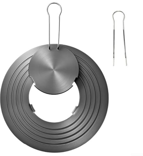 EXTRWORY Plaque diffuseur de chaleur pour cuisinière à gaz, plaque d'adaptation à induction, plaques chauffantes pour anneau de mijotement, plaque convertisseur de plaque à induction, 26 x 26 x 3 cm