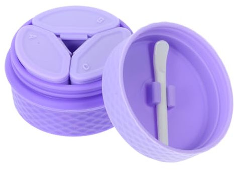 minkissy Contenants De Maquillage Silicone Pot De Crème Et Pot De Stockage Vide Pour Cosmétiques Avec Cuillère