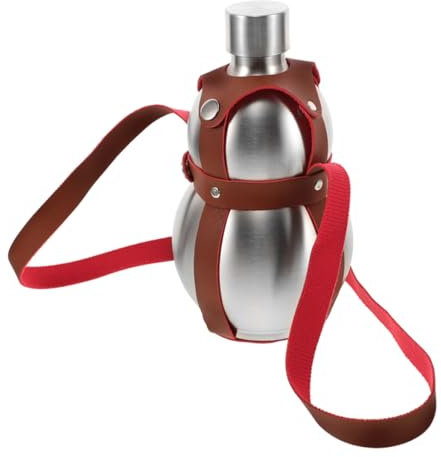 Hemobllo Bouteille Eau Forme De Gourde Contenant à Boisson Bouteille Carafe Eau De Camping Extérieur