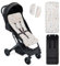 Colchoneta Silla de Paseo Universal Transpirable Idela para Verano con tejido 3d Cojín Silla de Paseo para el Cochecito o Silleta - danielstore (Safari beig)