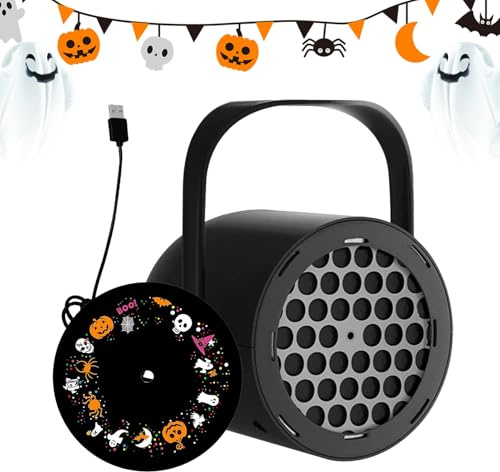 Christmas Ghost Projector Light - Halloween Projector | Spooky Pattern Lamp |16 Patterns Weatherproof Halloween Landscape Lamp for Living Room Yard Bedroom Theater Disco Party Home
