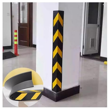 YUNFANOZ Protector Columnas Garage, Protección anticolisión Reflectante en Esquinas, Utilizada en garajes, etc.(3pcs)