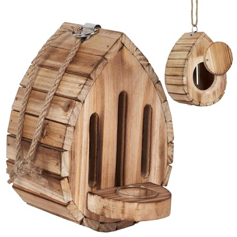 Alimentatore Di Farfalle In Legno - Scatola Di Habitat In Legno, Alimentatore 'acqua Da Giardino, Materiale Naturale Robusto Funzione Di Configurazione Facile | Raffitto Per Alberi Da Cantiere Per