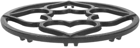 Sewroro Cast Iron Gas Stove Rack with Anti-skid and Anti-slip Features, Sturdy Wok Ring Pan Support for Gas Hob Cooking, for Kitchen Use and Milk Pot Stability