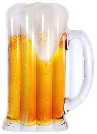 Piscine pour adultes – Chope à bière gonflable pour piscine, hamac flottant | Design confortable et relaxant qui soutient le corps pendant la dérive, accessoire de natation idéal pour la piscine, la