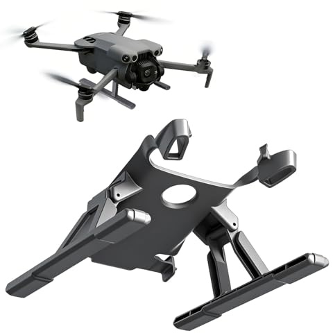 Landningsfötter för DJI Mini 5 Pro-tillbehör, vikbart hudförbättrande stativ för DJI Mini 5 Pro, vikt 24 g PC-material, för stabil flygfotografering, utomhusfilmer