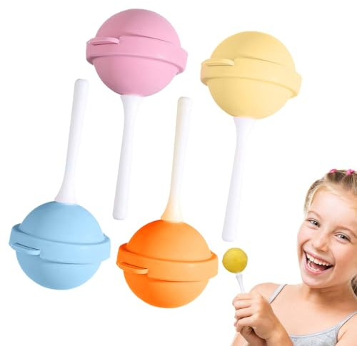 Moules en silicone réutilisables, ensemble de machines à glace, plateau à sucettes 4 pièces avec démoulage facile, forme de dessert flexible sans BPA, kit de glaces au design coloré, accessoire de cui