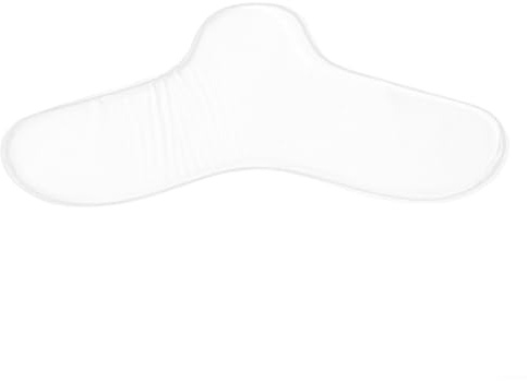 COOLHIYA Nasengelpads Silikon 1 Stück Nasenkissen mit Einzigartigem Formdesign Hautreizungsreduzierend Passend für Cpap und Vollgesichtsmasken Weiß