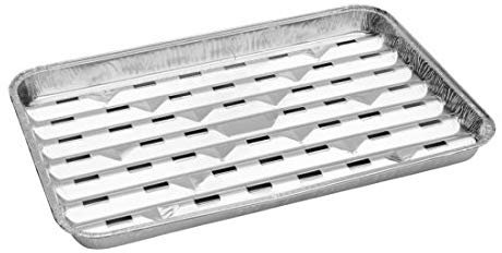 EMH - Set di 15 teglie usa e getta, in alluminio per barbecue